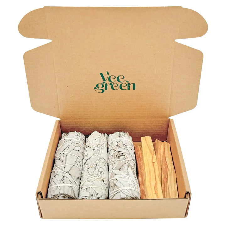 Sauge Blanche et Baton Palo Santo à Brûler Coffret