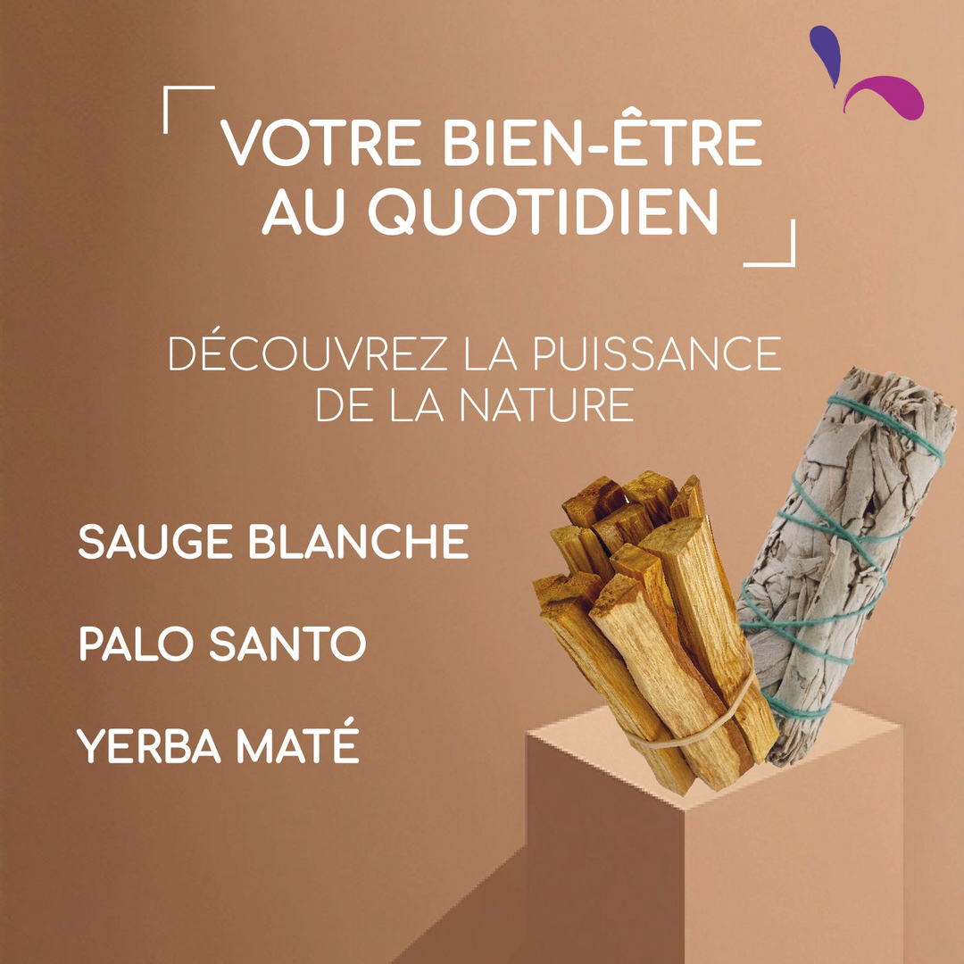 Palo santo et sauge blanche pour les professionnels en vrac ou coffret 