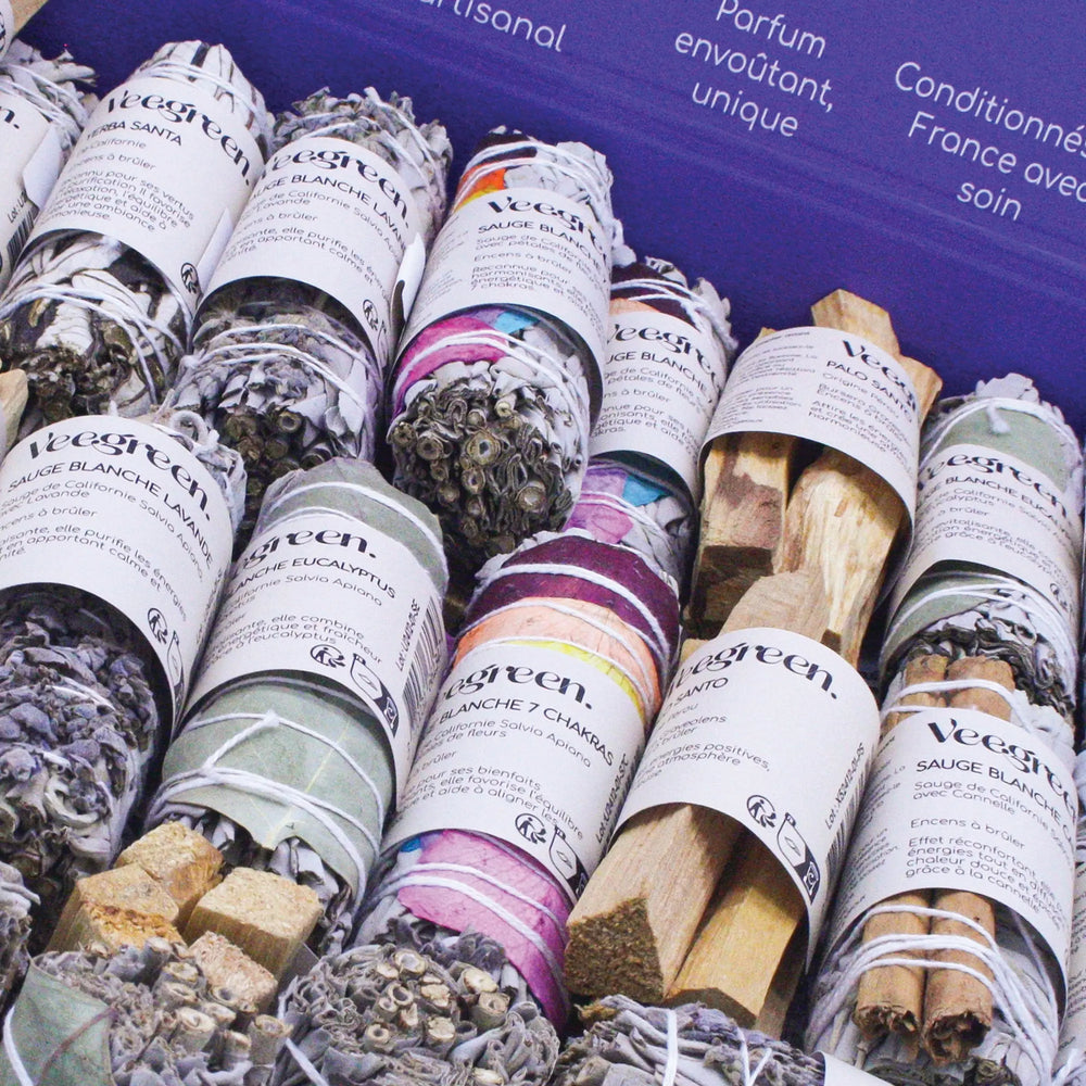 Prêt à vendre Rituel Smudging 63pcs Veegreen