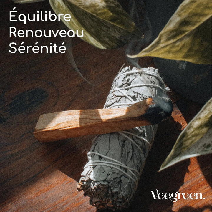 Sauge Blanche et Palo Santo Veegreen