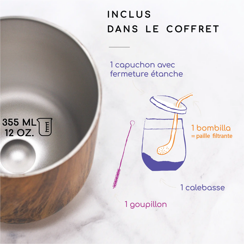 calebasse maté isotherme Veegreen