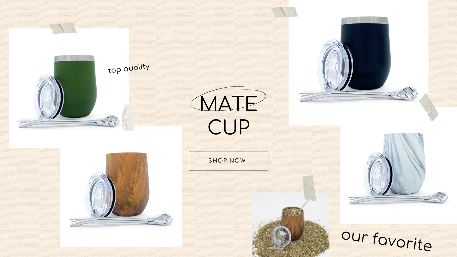 calebasse pour boire le maté chaud, tasse thermos termos 